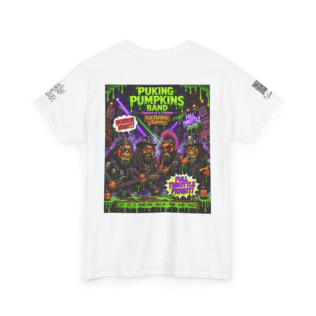 The Puking Pumpkins Band #7 — Concert of Life - Horror Graphic T-Shirt