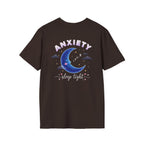 Anxiety Moon T-Shirt — 'Sleep Tight' Cute Moon & Stars Relaxation Tee