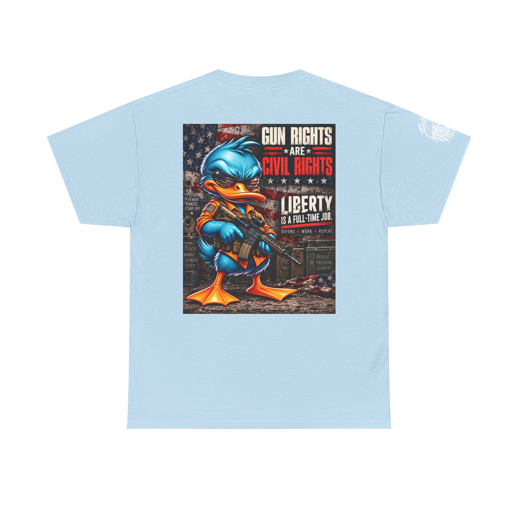 Gun Rights Are Civil Rights — Liberty Is a Full-Time Job Back Graphic Tee