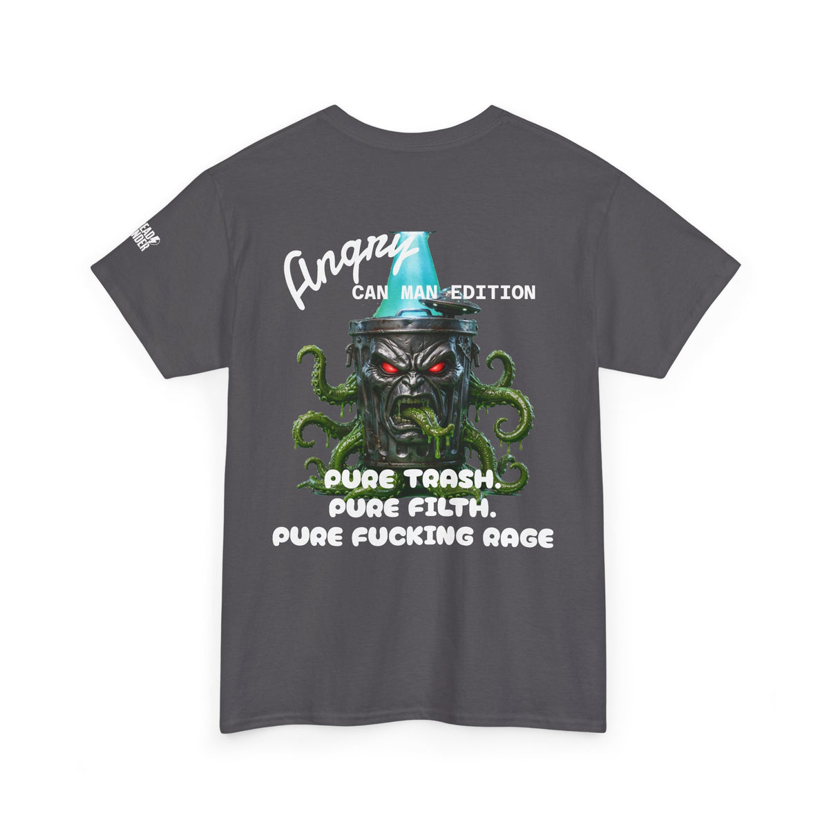 T-Shirt — Angry Can Man Monster Graphic Tee