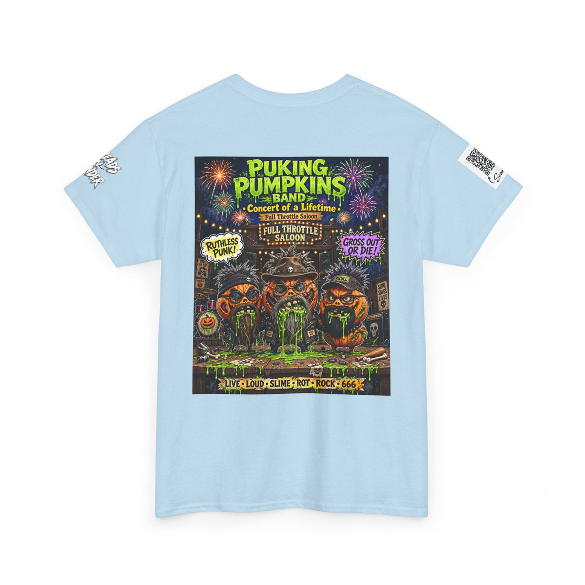 The Puking Pumpkins Punks #4 — Concert of Life - Horror Graphic T-Shirt