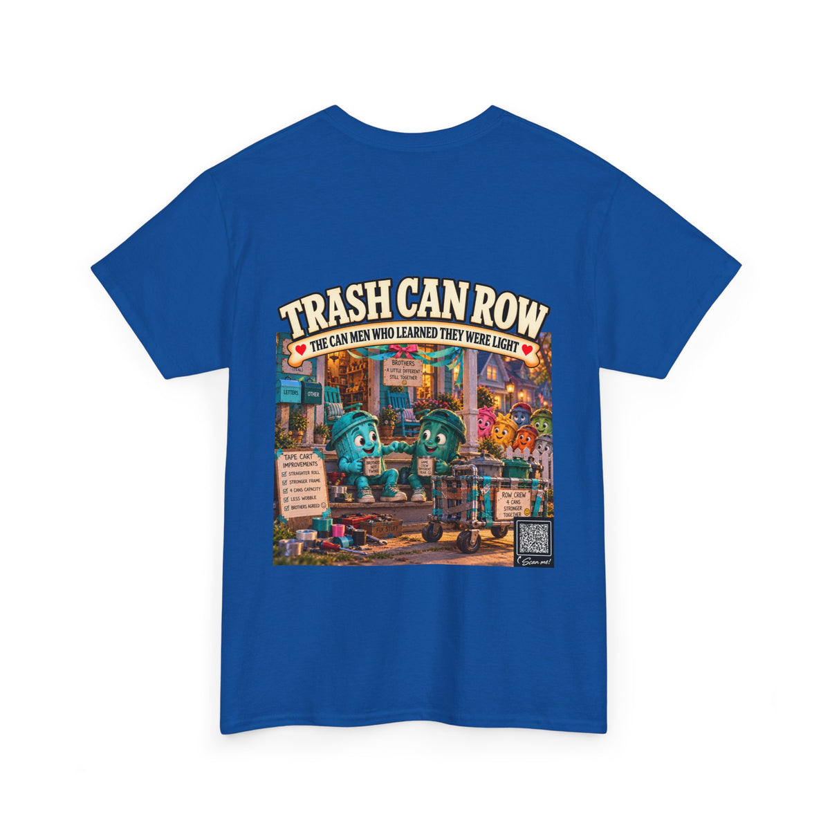 Trash Can Row Tee #1