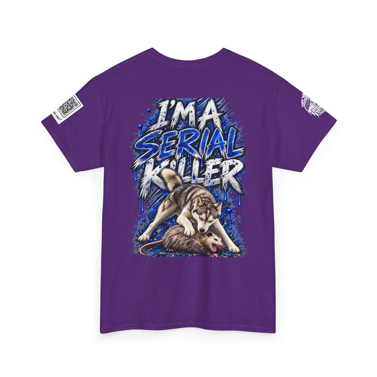 T-Shirt — "I'm A Serial Killer" Wolf Graphic Tee