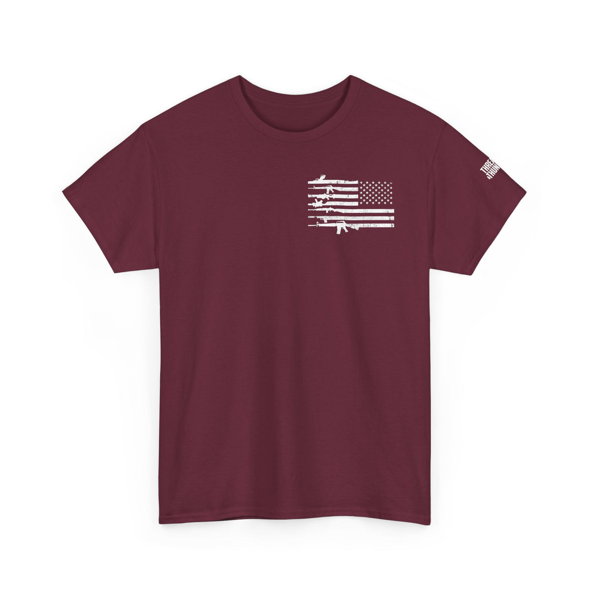 Second Amendment T-Shirt — Constitution Quote Flag Tee