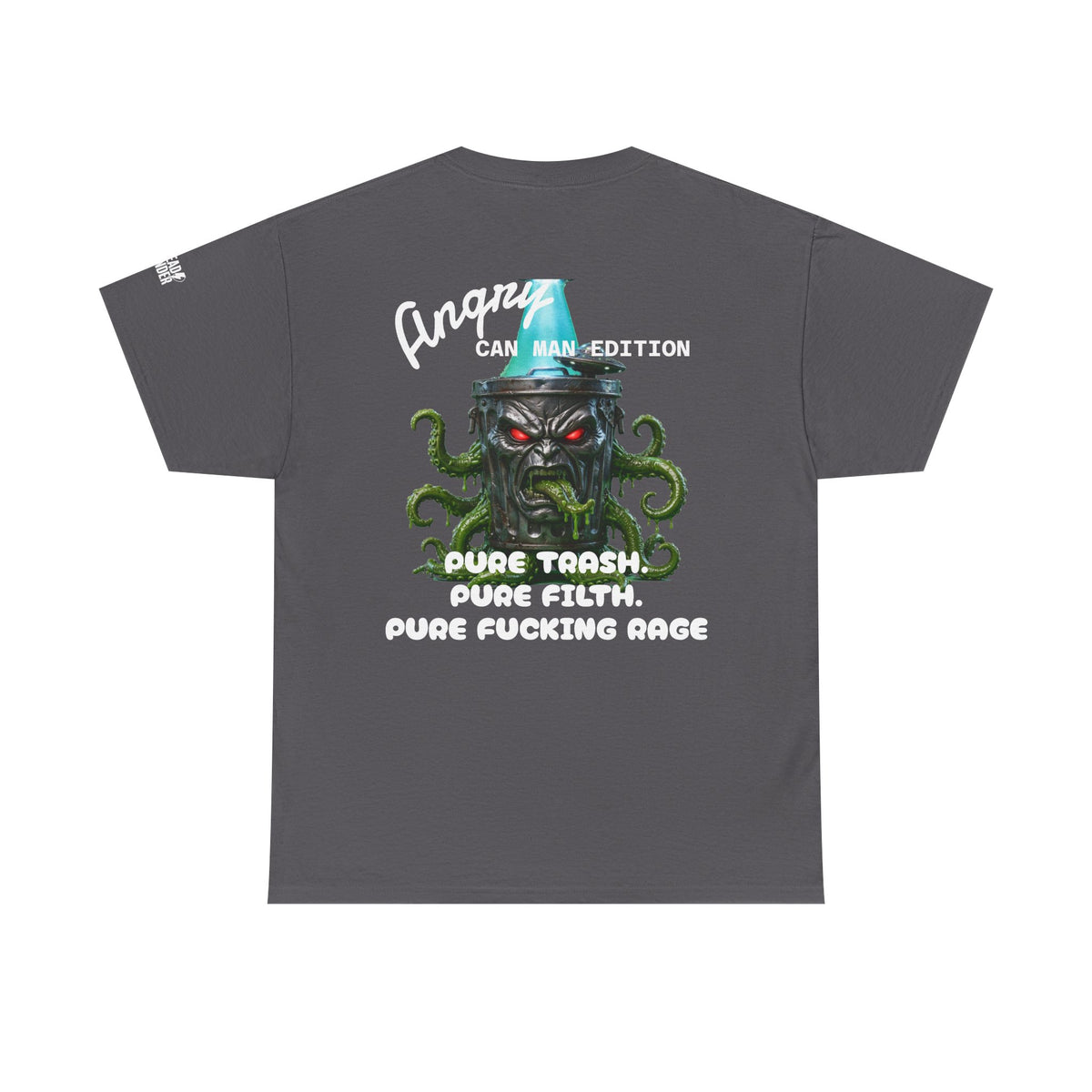 T-Shirt — Angry Can Man Monster Graphic Tee