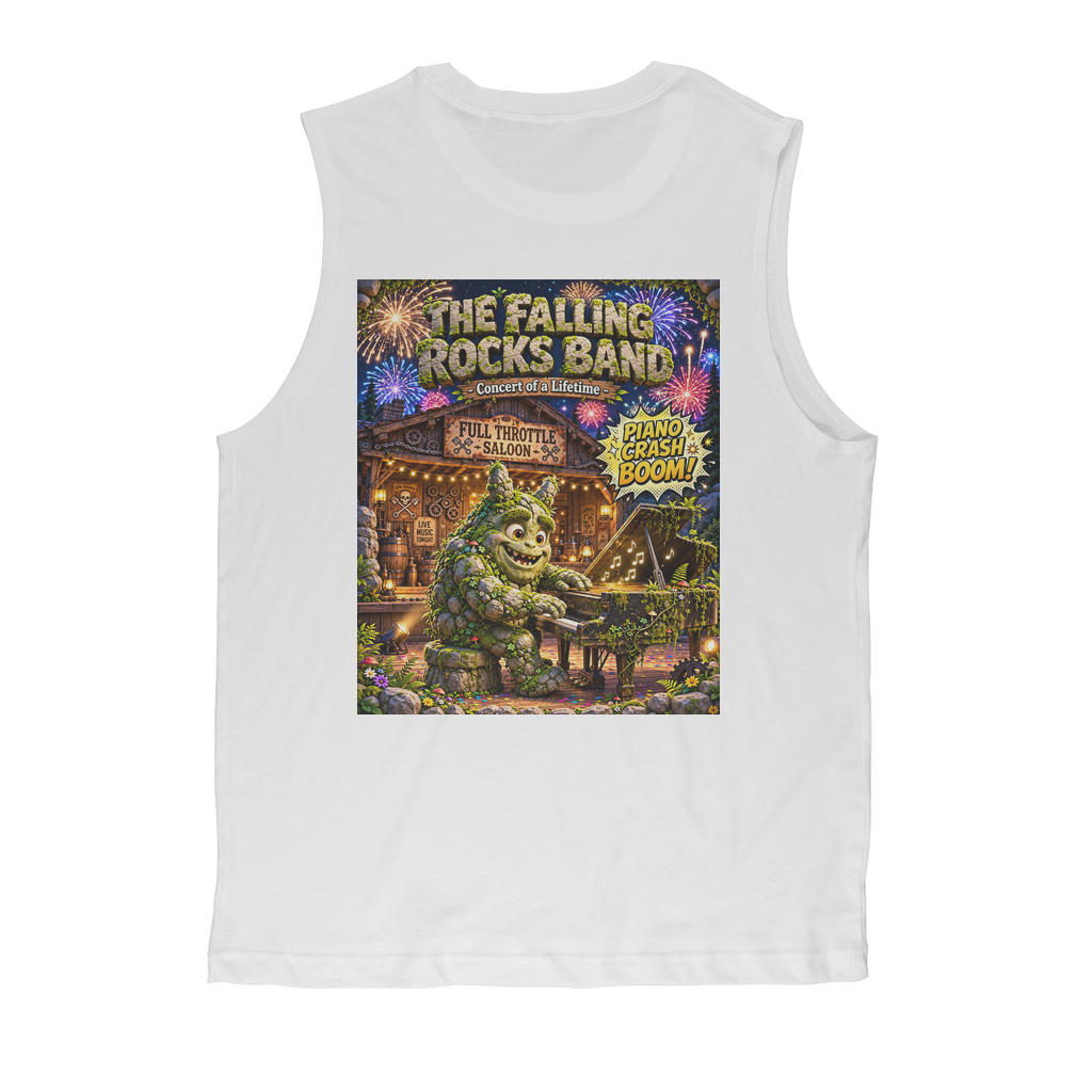 Falling Rocks COllection Classic Adult Muscle Top