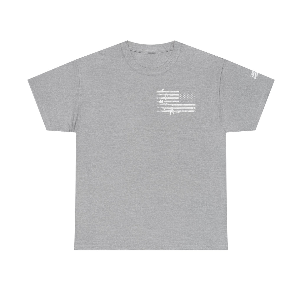 Second Amendment T-Shirt — Constitution Quote Flag Tee