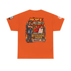 Satan Still Has a Restraining Order Against Me Back Graphic Tee