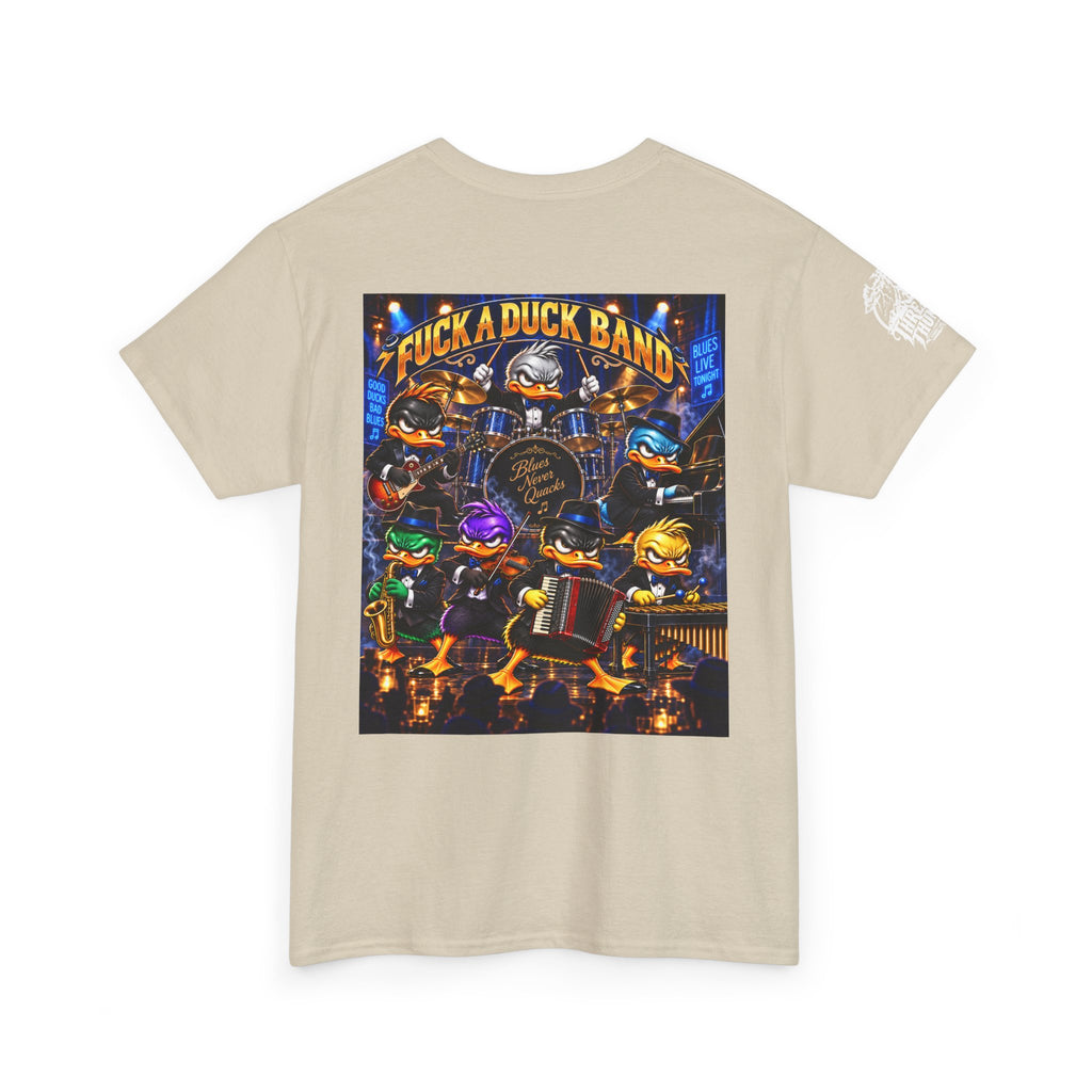 Blues, Tunes & Quacks — Duck Band Back Graphic Tee