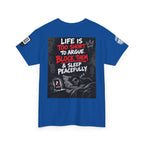 Life Is Too Short to Argue — Block Them & Sleep Back Graphic Tee