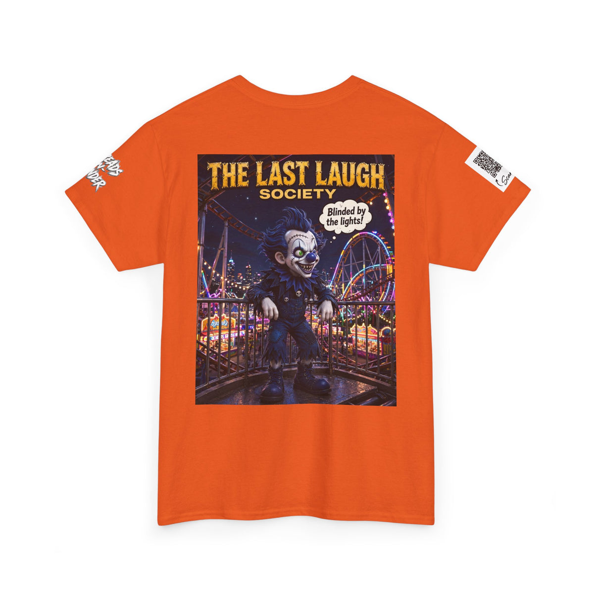 The Last Laugh Society Tee #106 — Carnival Clown Horror Graphic T-Shirt