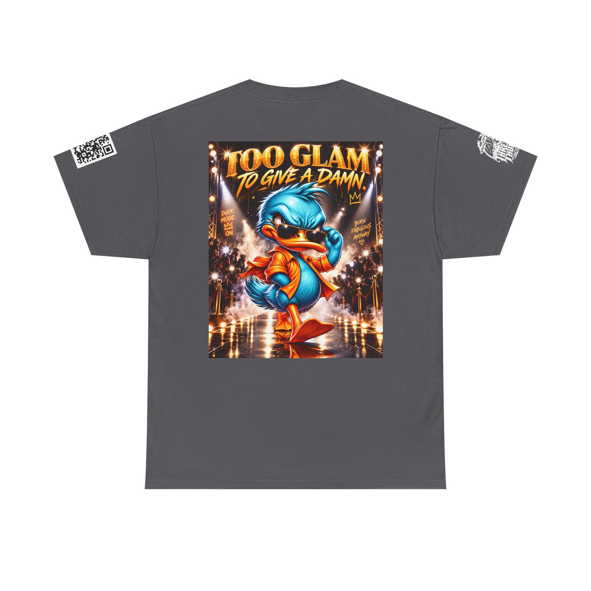 Too Glam to Give a Damn Back Graphic Tee