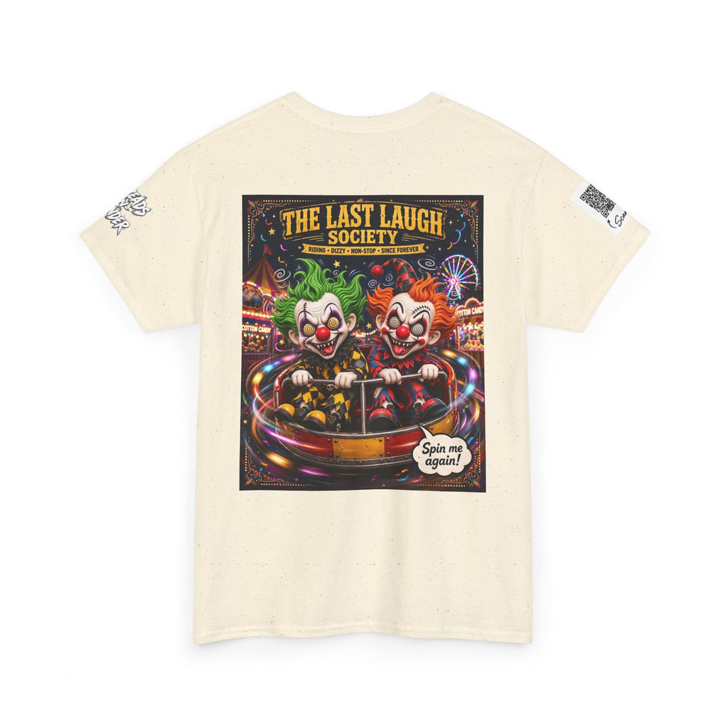 The Last Laugh Society Tee #139 — Carnival Clown Horror Graphic T-Shirt