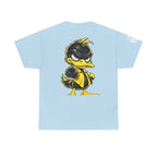 Yellow Rebel Duck Character Back Graphic Tee
