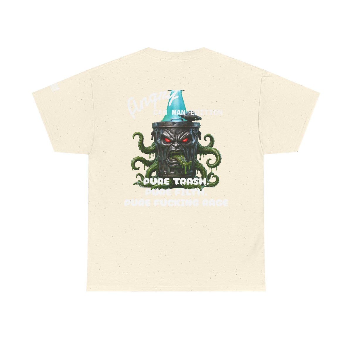 T-Shirt — Angry Can Man Monster Graphic Tee