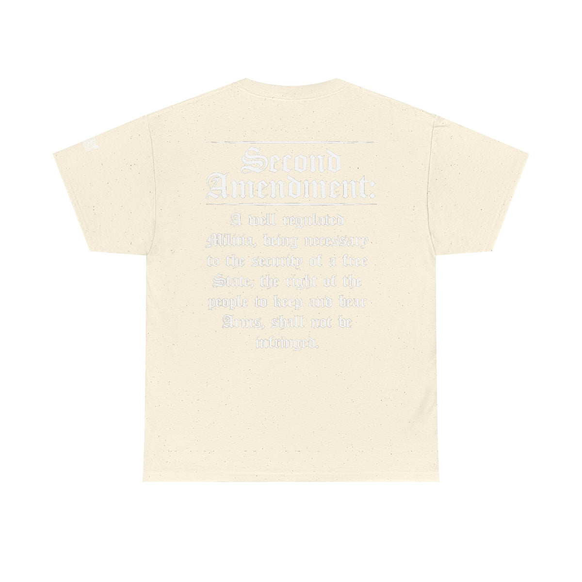 Second Amendment T-Shirt — Constitution Quote Flag Tee