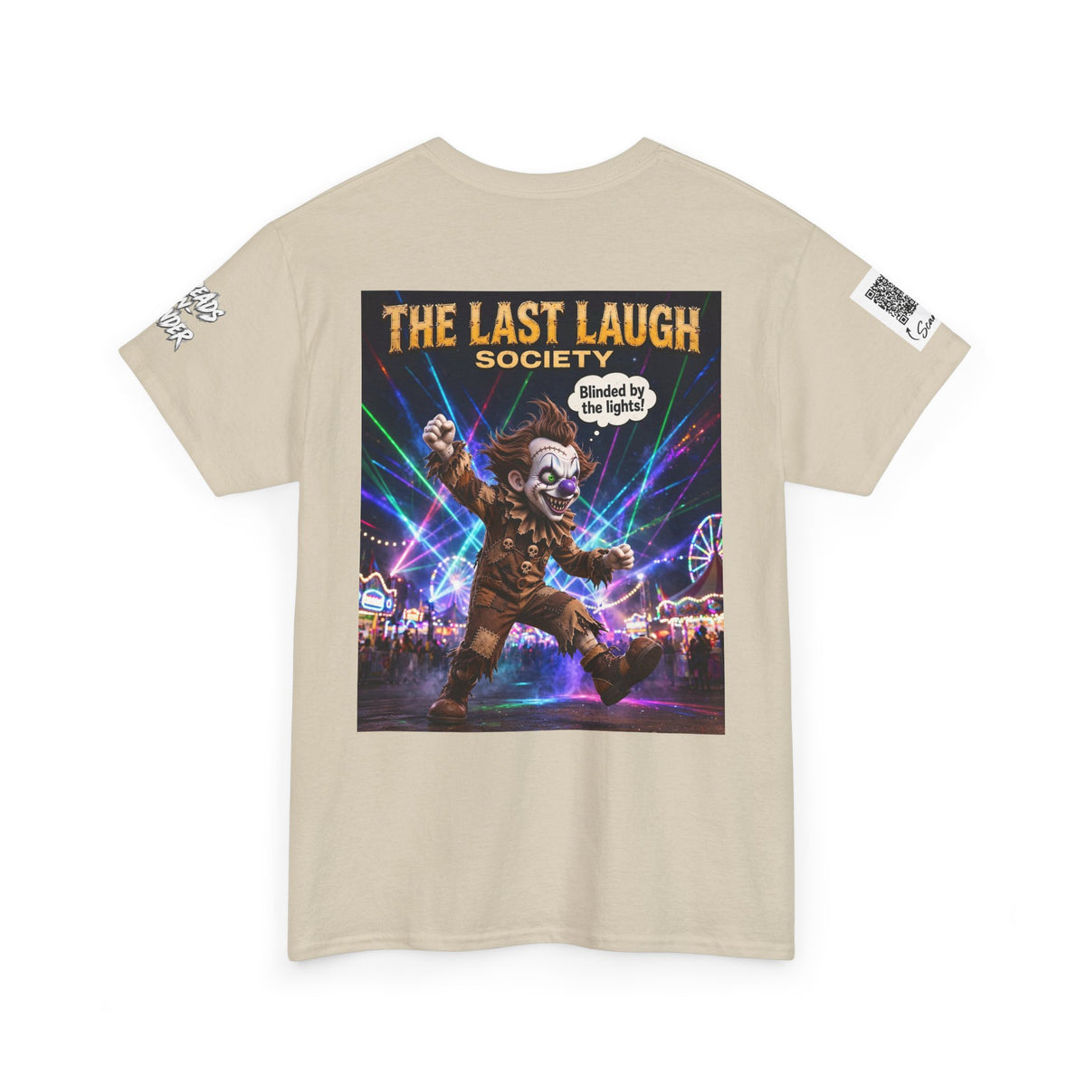 The Last Laugh Society Tee #103 — Carnival Clown Horror Graphic T-Shirt
