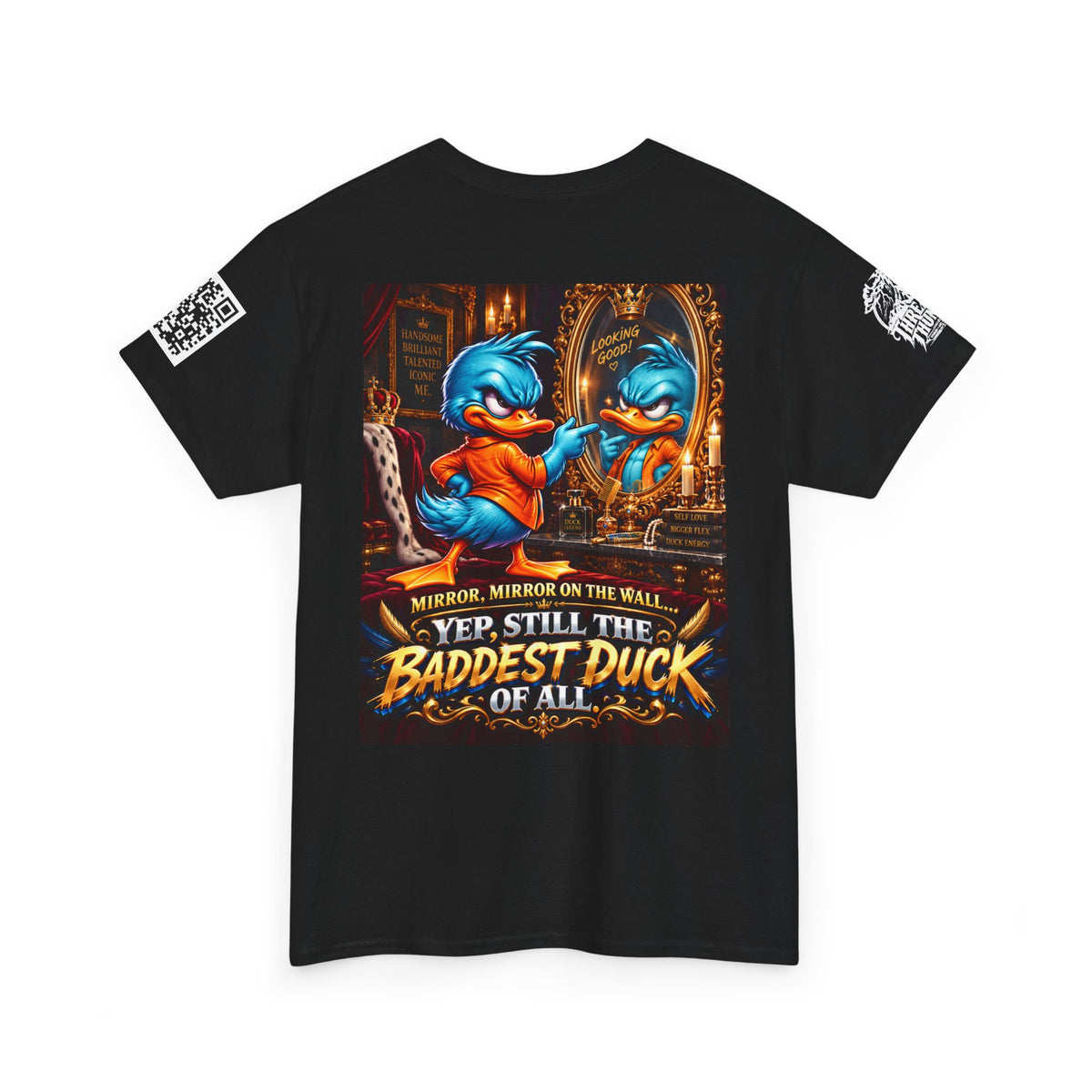 Mirror Mirror — Still the Baddest Duck of All Back Graphic Tee