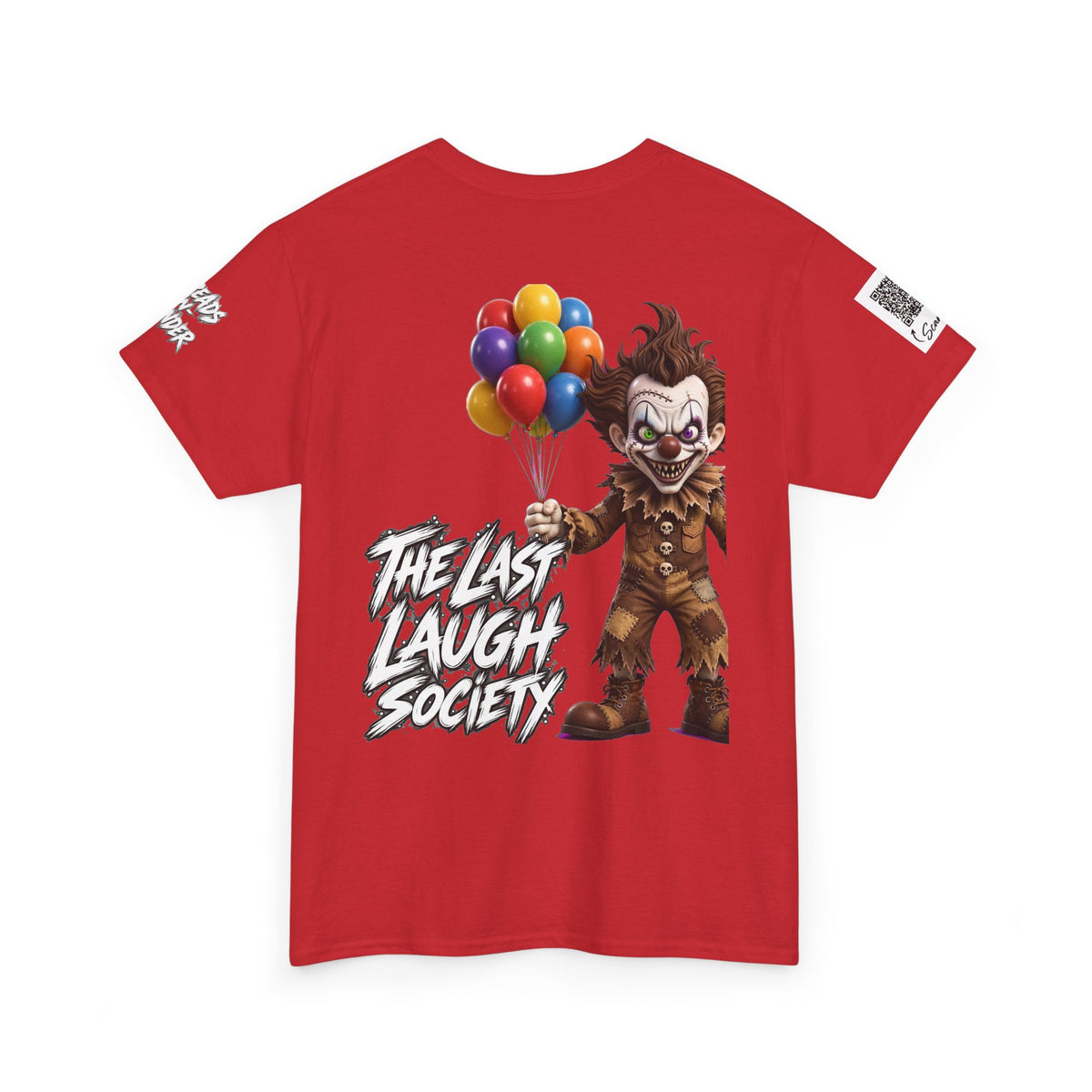 The Last Laugh Society Tee #120 — Carnival Clown Horror Graphic T-Shirt