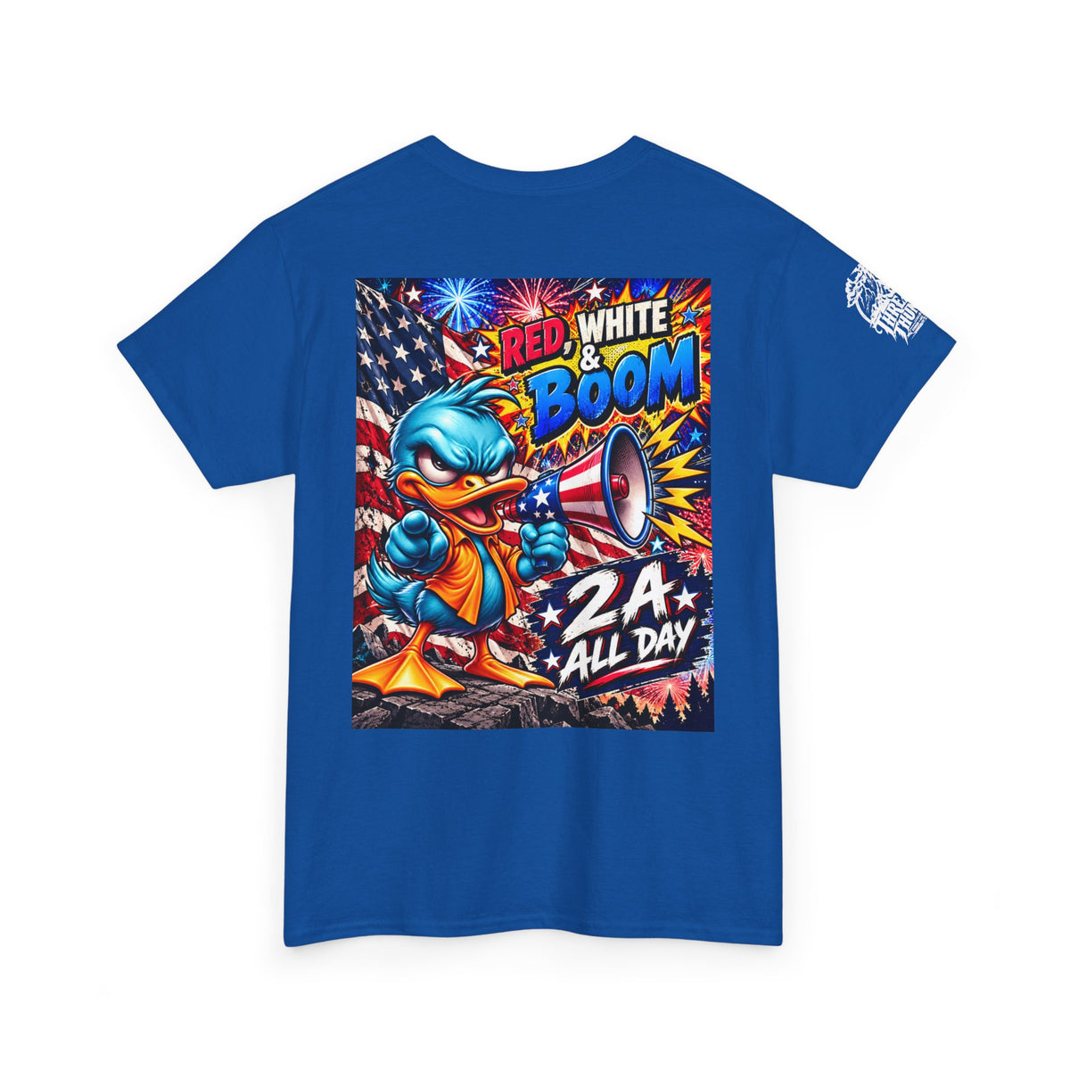 Red, White & Boom Patriotic Duck Back Graphic Tee