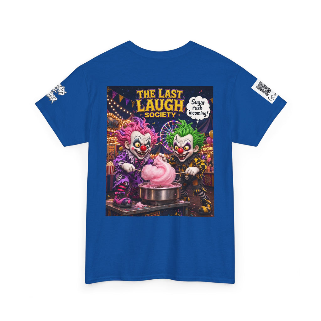 The Last Laugh Society Tee #134 — Carnival Clown Horror Graphic T-Shirt