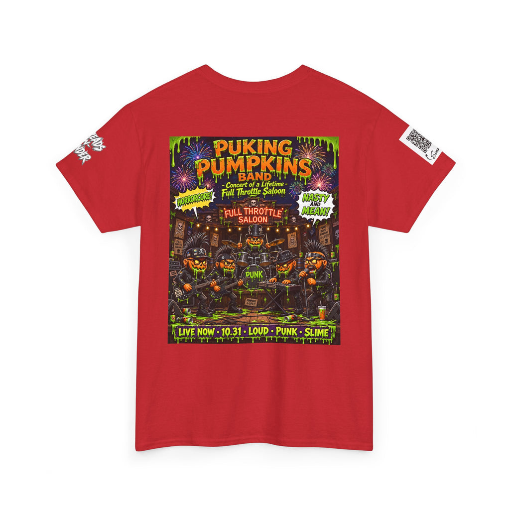 The puking Pumpkins Band — Concert of Life - Horror Graphic T-Shirt