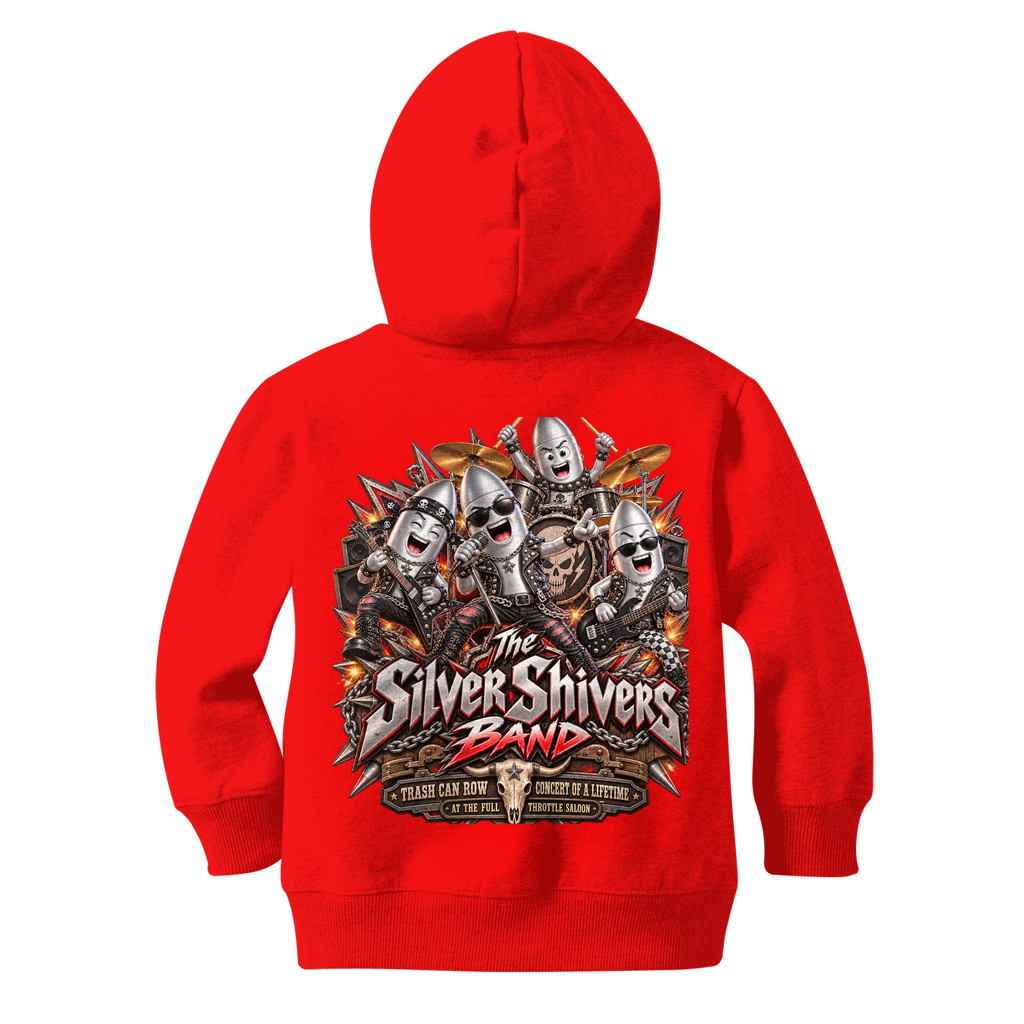 The Silver Shivers Band Classic Kids Zip Hoodie