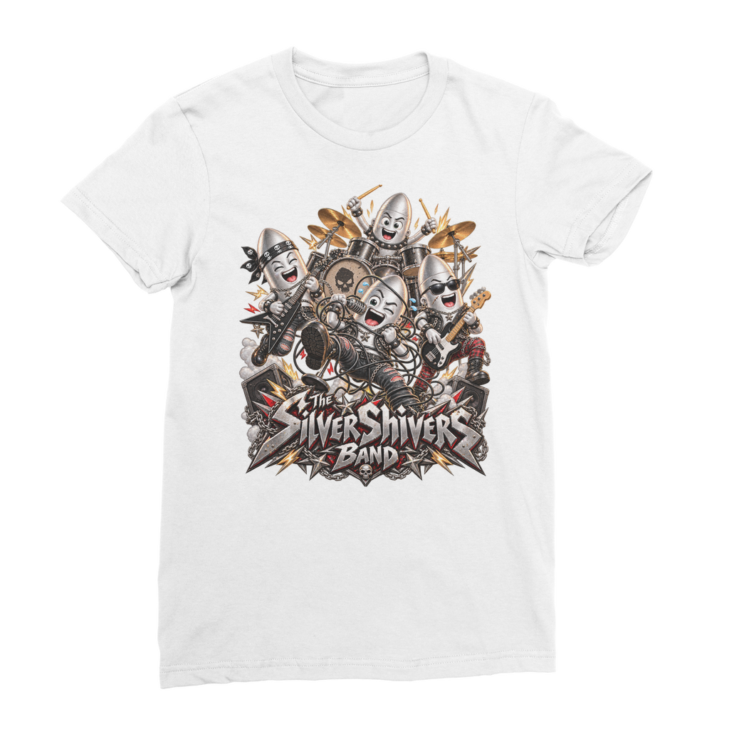 The Silver Shivers Band Premium Jersey Women's T-Shirt