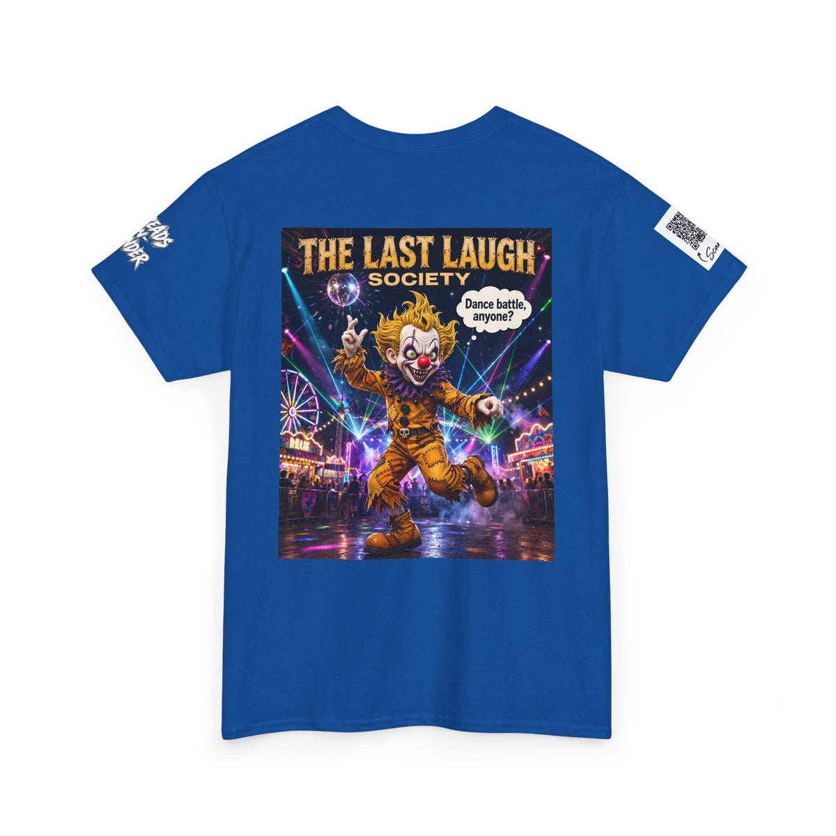 The Last Laugh Society Tee #152 — Carnival Clown Horror Graphic T-Shirt