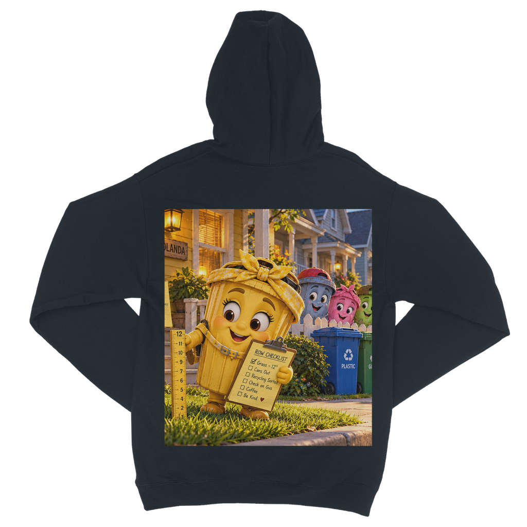 Trash Can Row – Classic Adult Zip Hoodie
