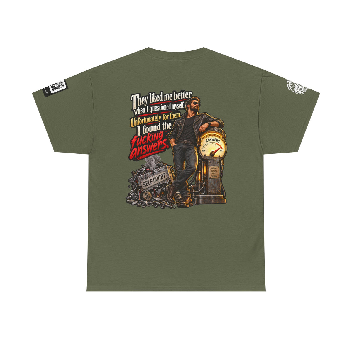They Liked Me Better Before I Found the Fucking Answers Back Graphic Tee