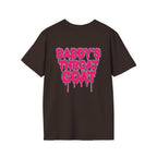 Graphic Tee — "Daddy's Throat" Drip Lettering Shirt