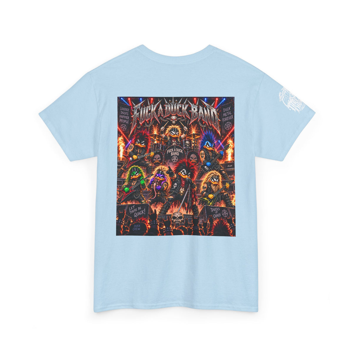 FUCK A DUCK BAND — Heavy Metal Monster Show Back Graphic Tee