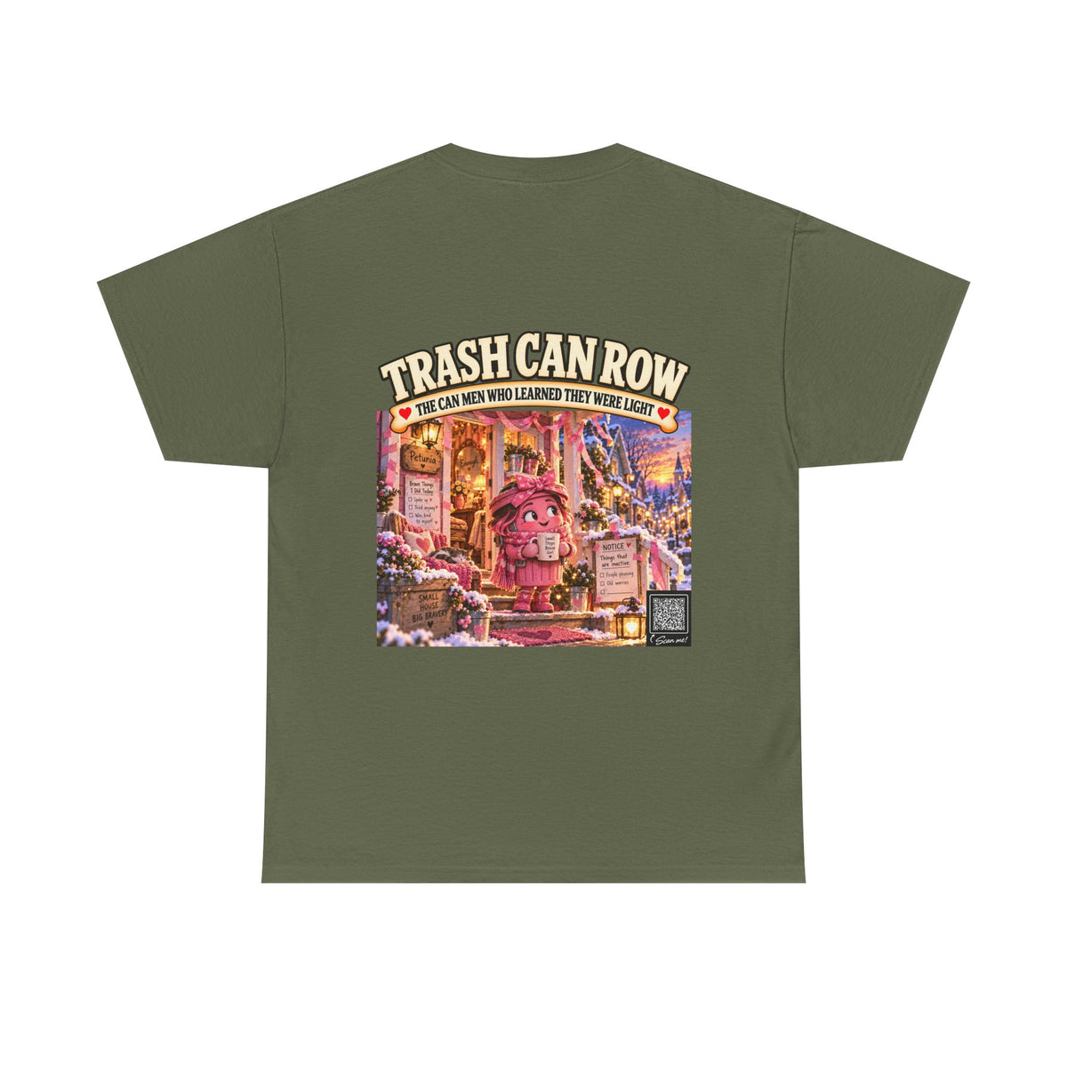 Trash Can Row Tee #3