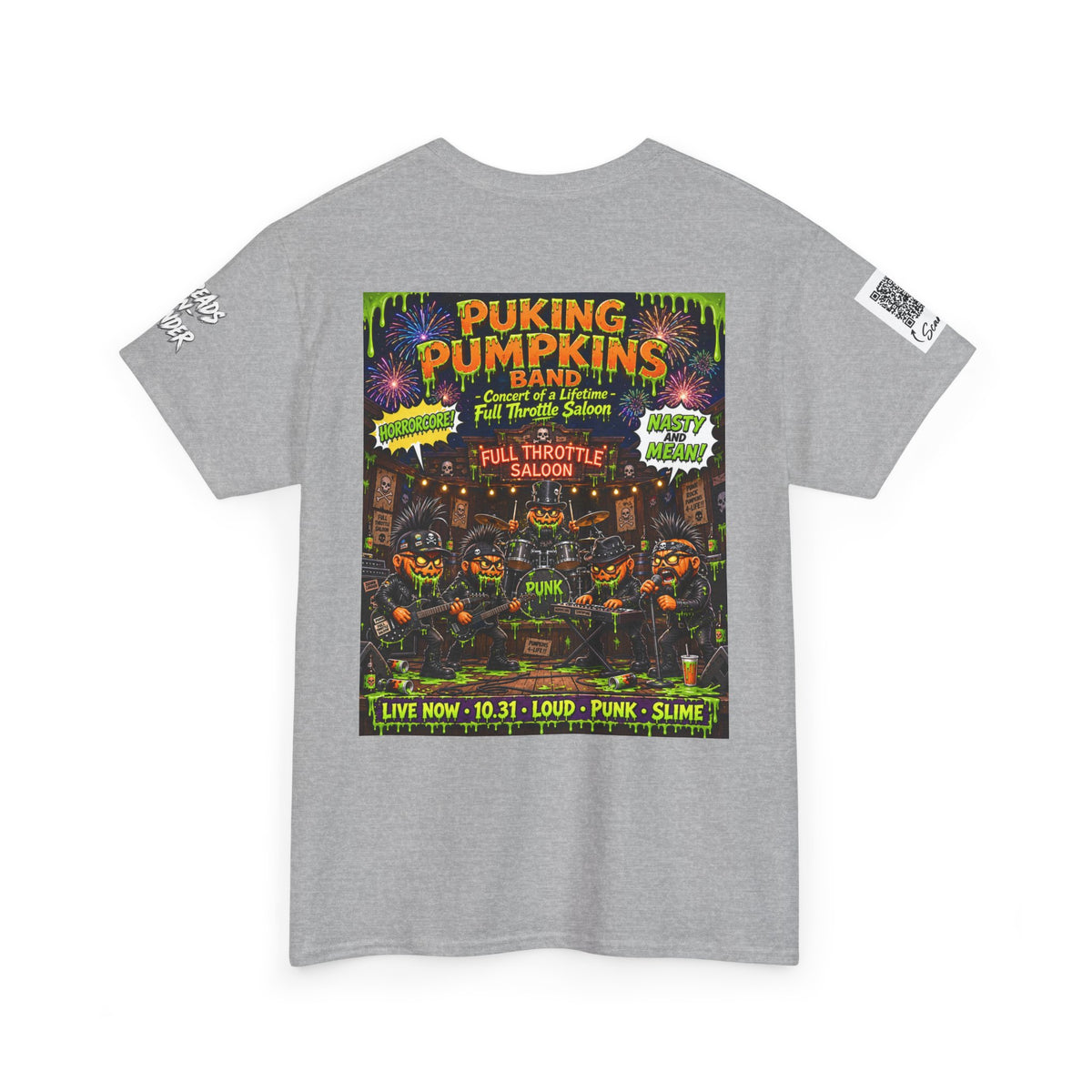 The Puking Pumpkins Punks #2 — Concert of Life - Horror Graphic T-Shirt