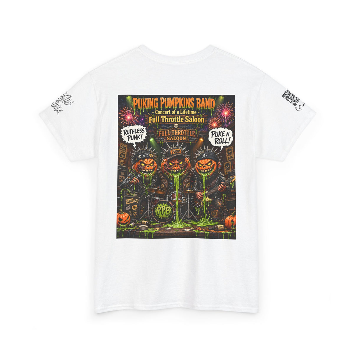 The Puking Pumpkins Band #8 — Concert of Life - Horror Graphic T-Shirt
