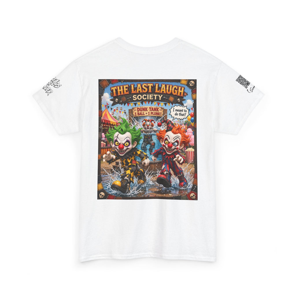 The Last Laugh Society Tee #131 — Carnival Clown Horror Graphic T-Shirt
