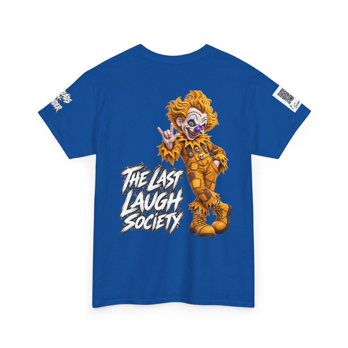 Copy of The Last Laugh Society Tee #119 — Carnival Clown Horror Graphic T-Shirt