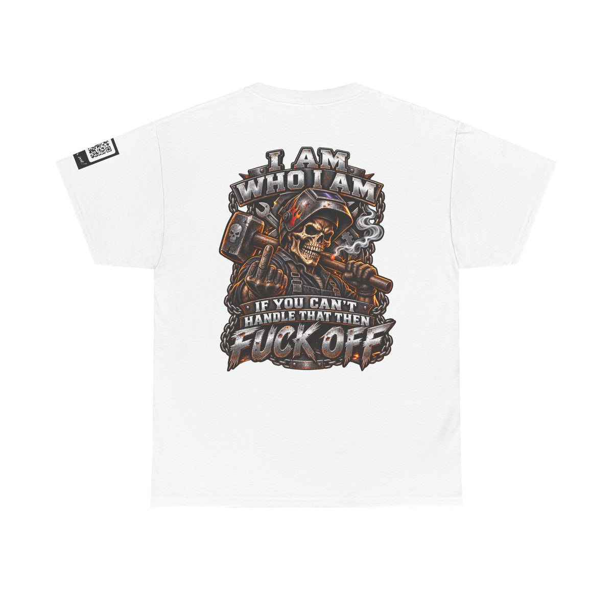 I Am Who I Am — If You Can’t Handle It, Fuck Off Back Graphic Tee