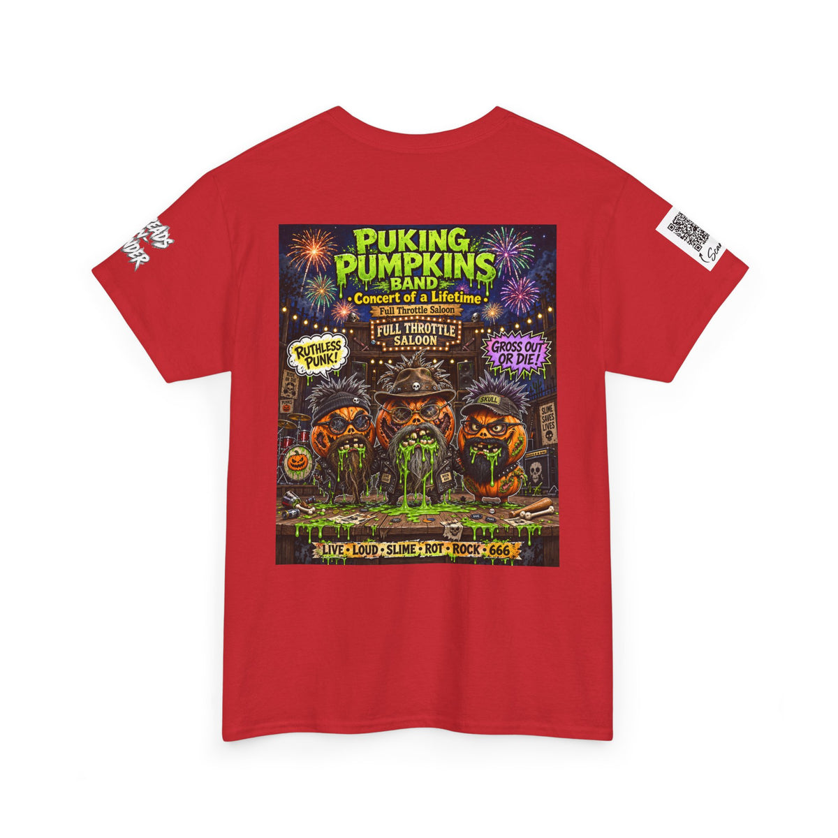 The Puking Pumpkins Punks #4 — Concert of Life - Horror Graphic T-Shirt