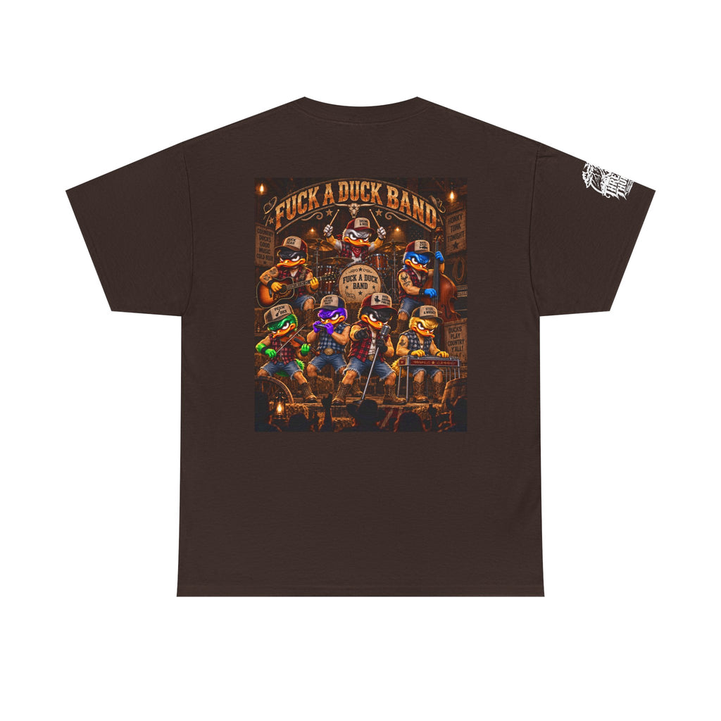 FUCK A DUCK BAND — Honky-Tonk Duck Band Back Graphic Tee