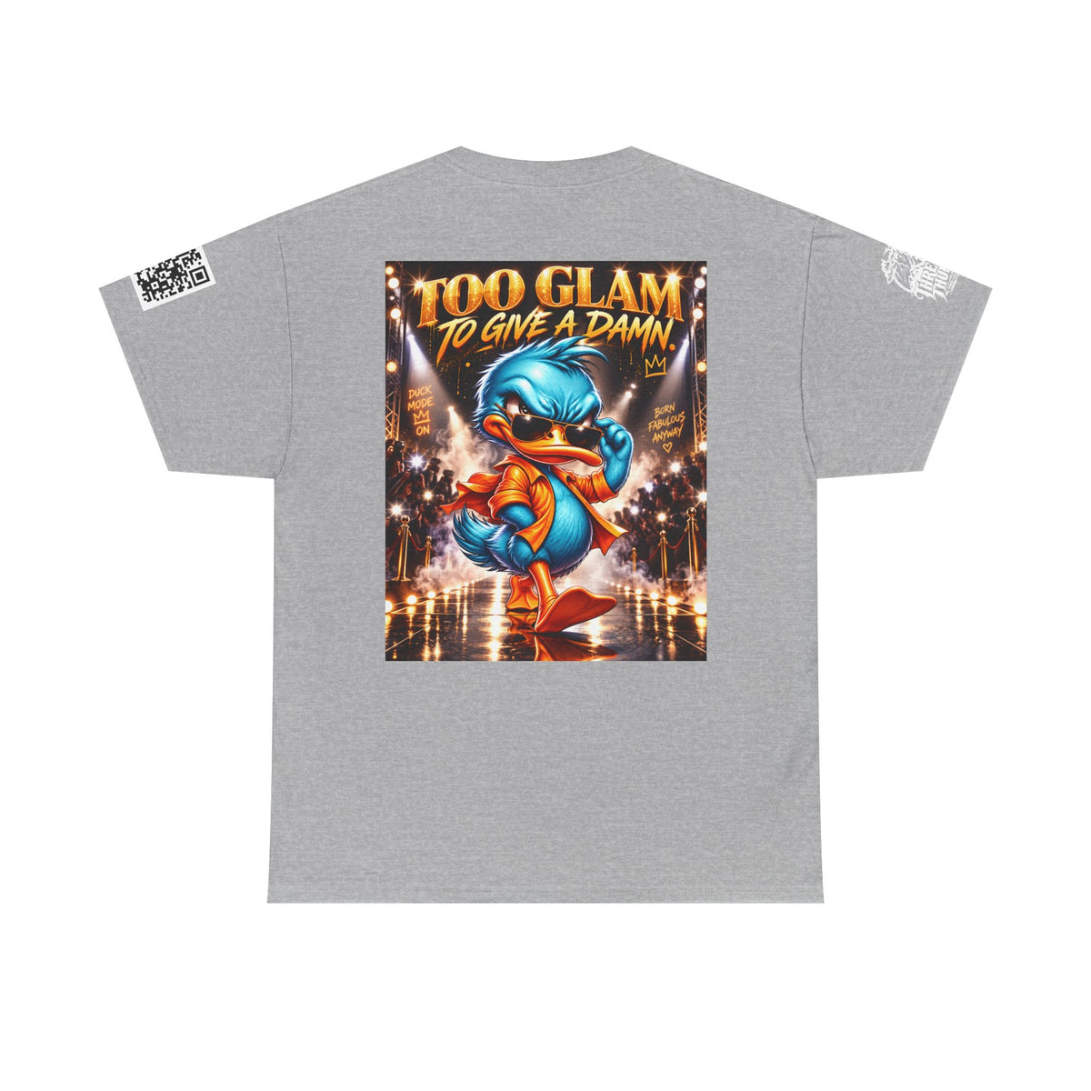 Too Glam to Give a Damn Back Graphic Tee