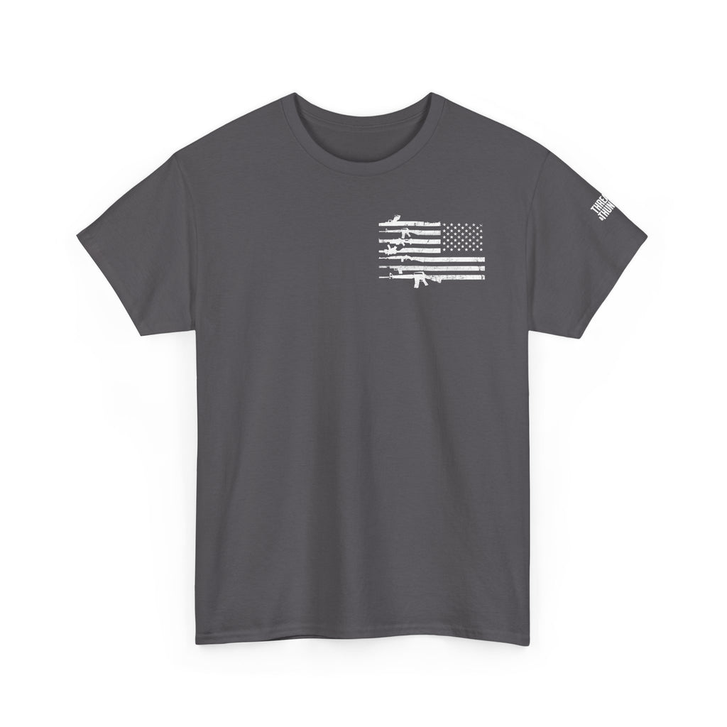 Second Amendment T-Shirt — Constitution Quote Flag Tee