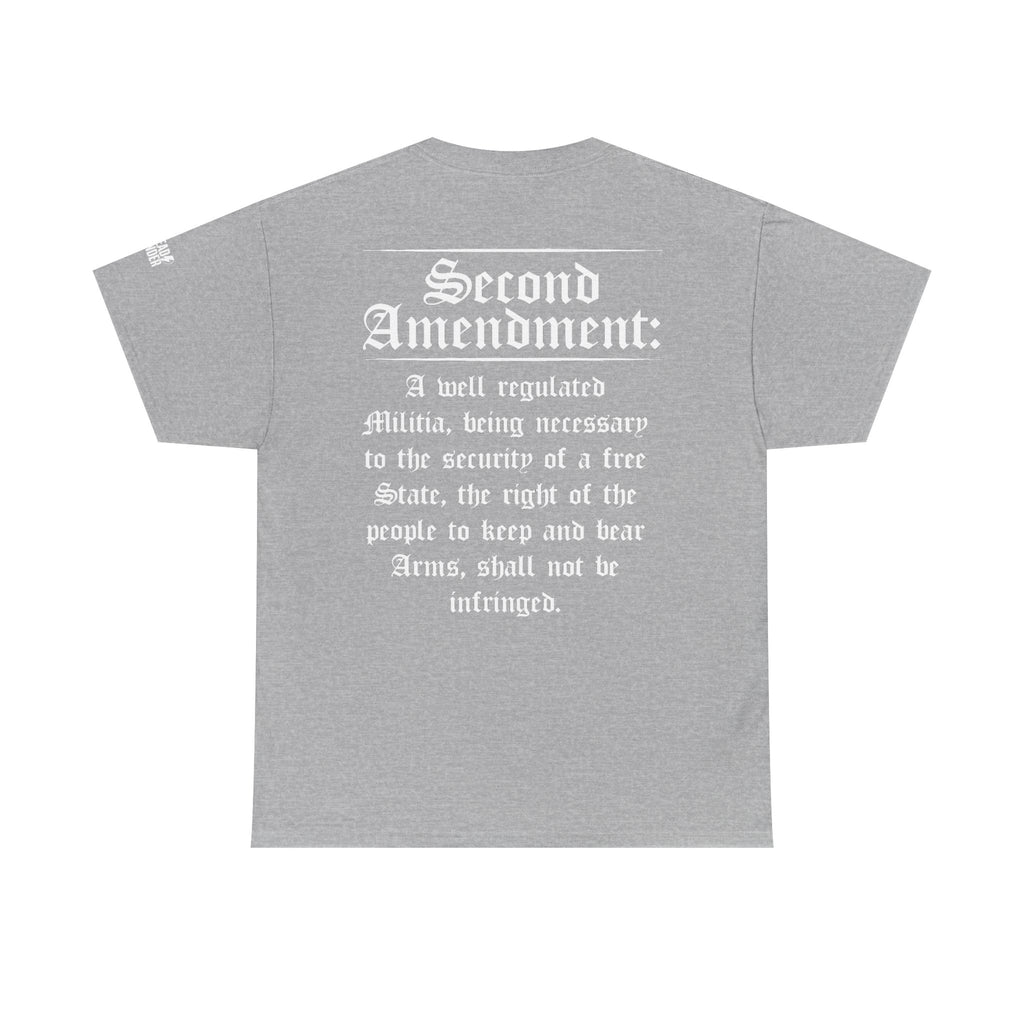 Second Amendment T-Shirt — Constitution Quote Flag Tee