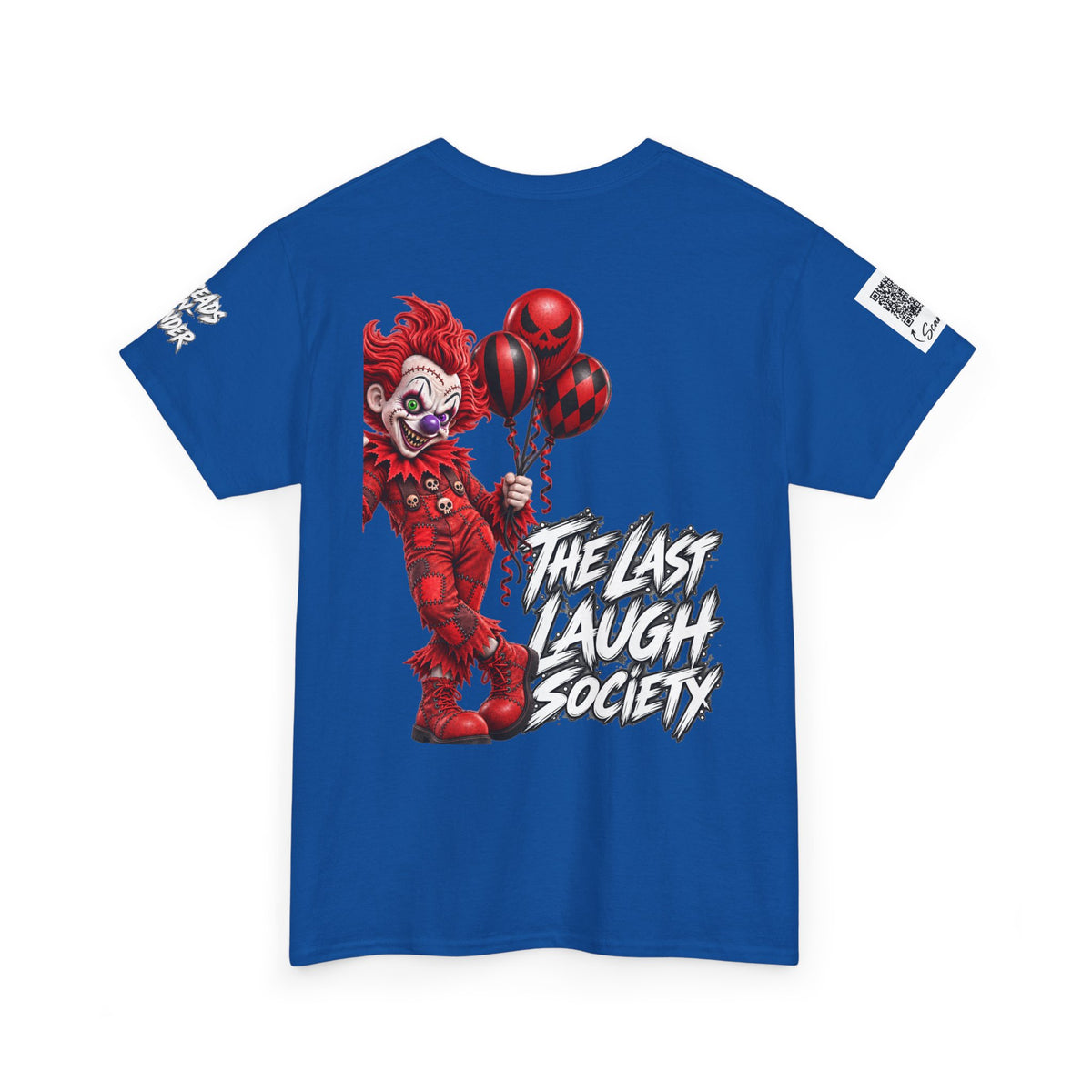 The Last Laugh Society Tee #126 — Carnival Clown Horror Graphic T-Shirt