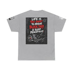Life Is Too Short to Argue — Block Them & Sleep Back Graphic Tee