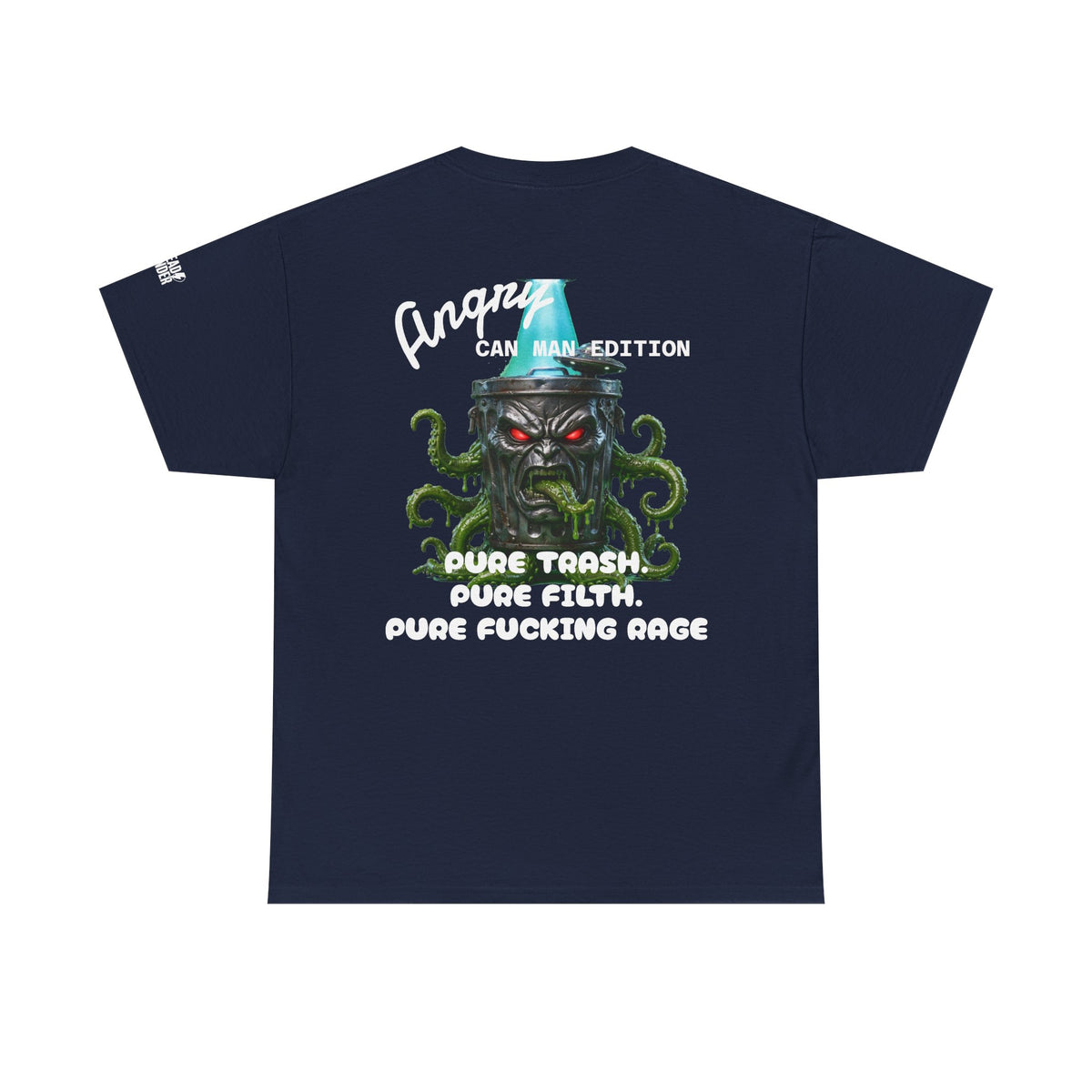 T-Shirt — Angry Can Man Monster Graphic Tee