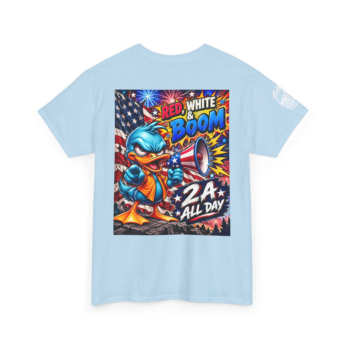 Red, White & Boom Patriotic Duck Back Graphic Tee