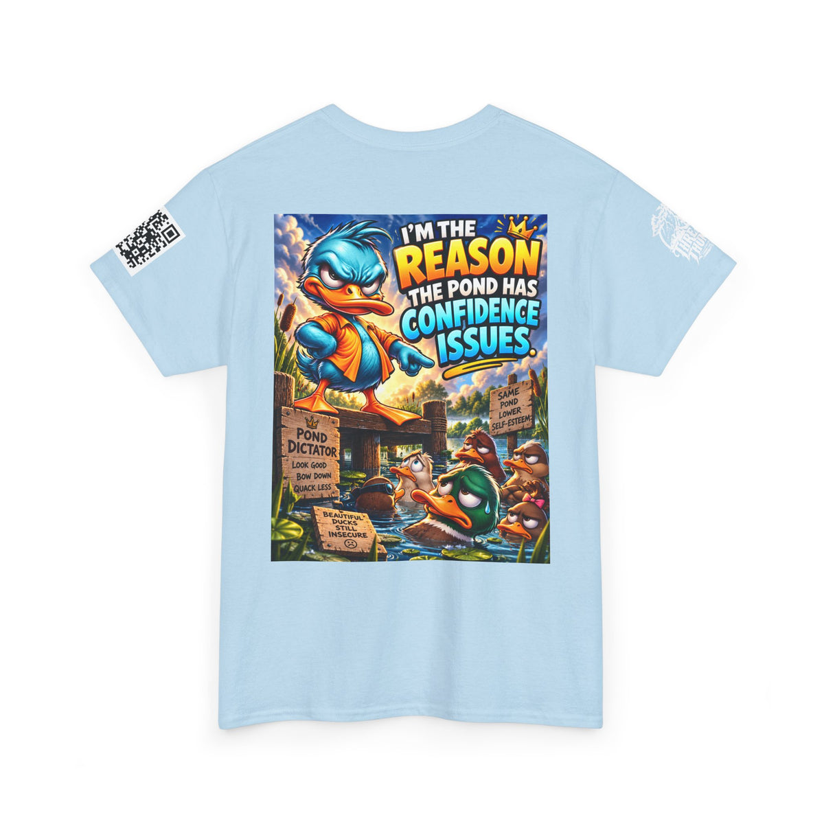 The Reason the Pond Has Confidence Issues Back Graphic Tee