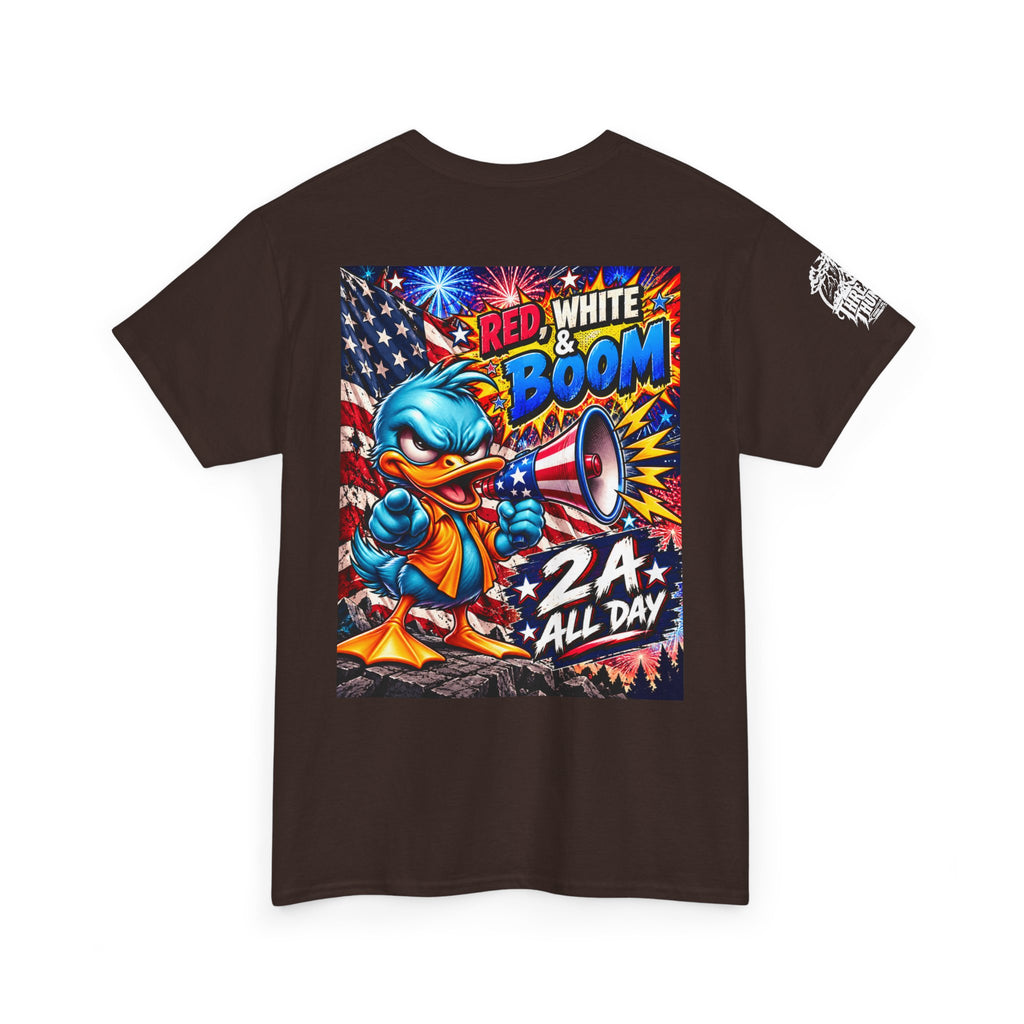 Red, White & Boom Patriotic Duck Back Graphic Tee
